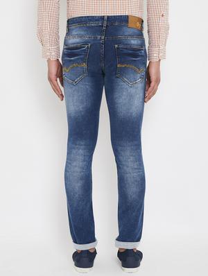 blue light washed denim jeans - 17578535 - Standard Image - 3