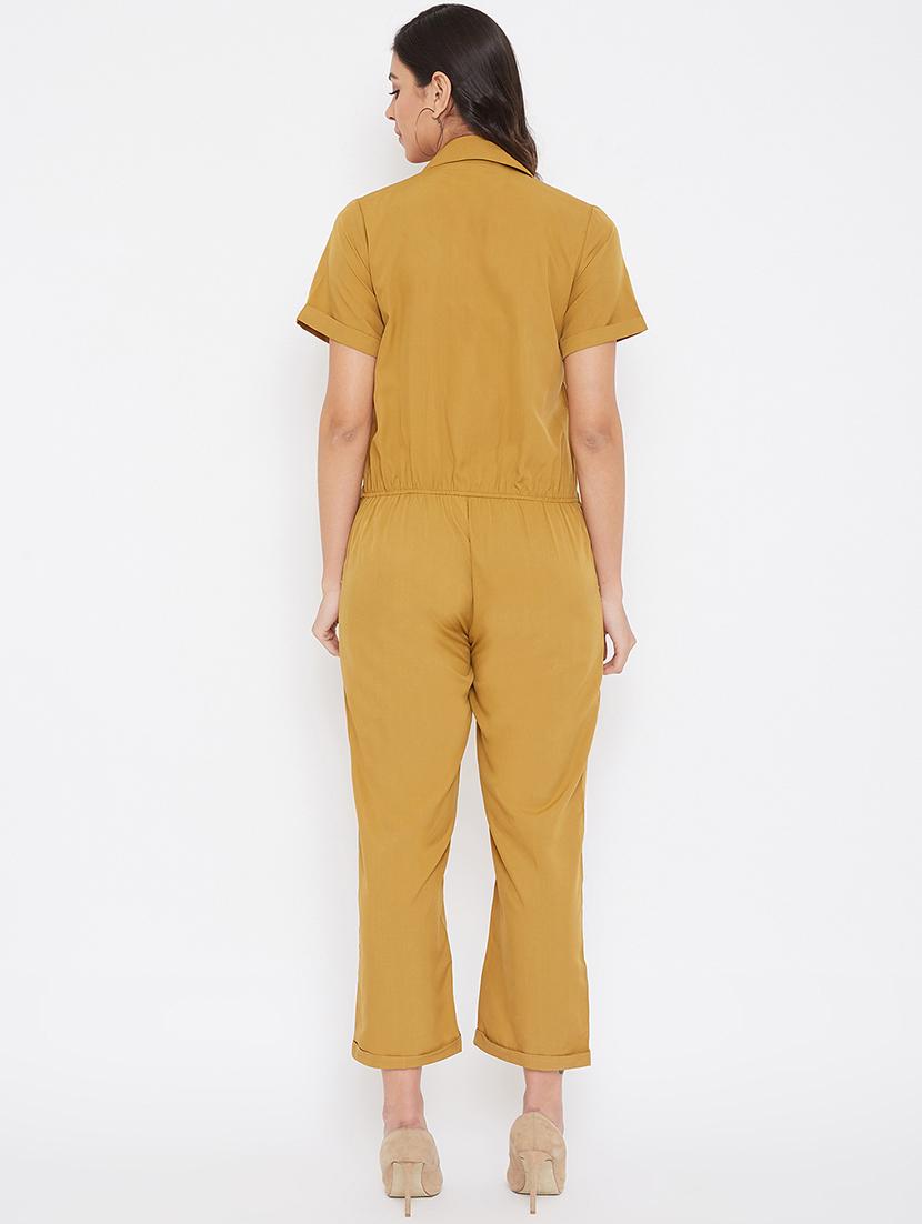 tie front full leg jumpsuit - 17578749 - Zoom Image - 3