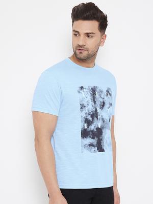 blue printed t-shirt - 17578812 - Standard Image - 2
