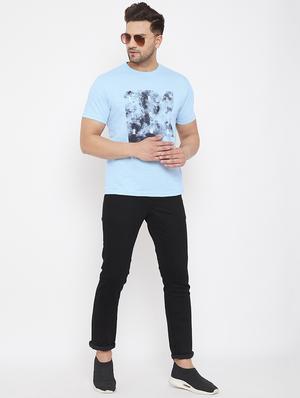 blue printed t-shirt - 17578812 - Standard Image - 4