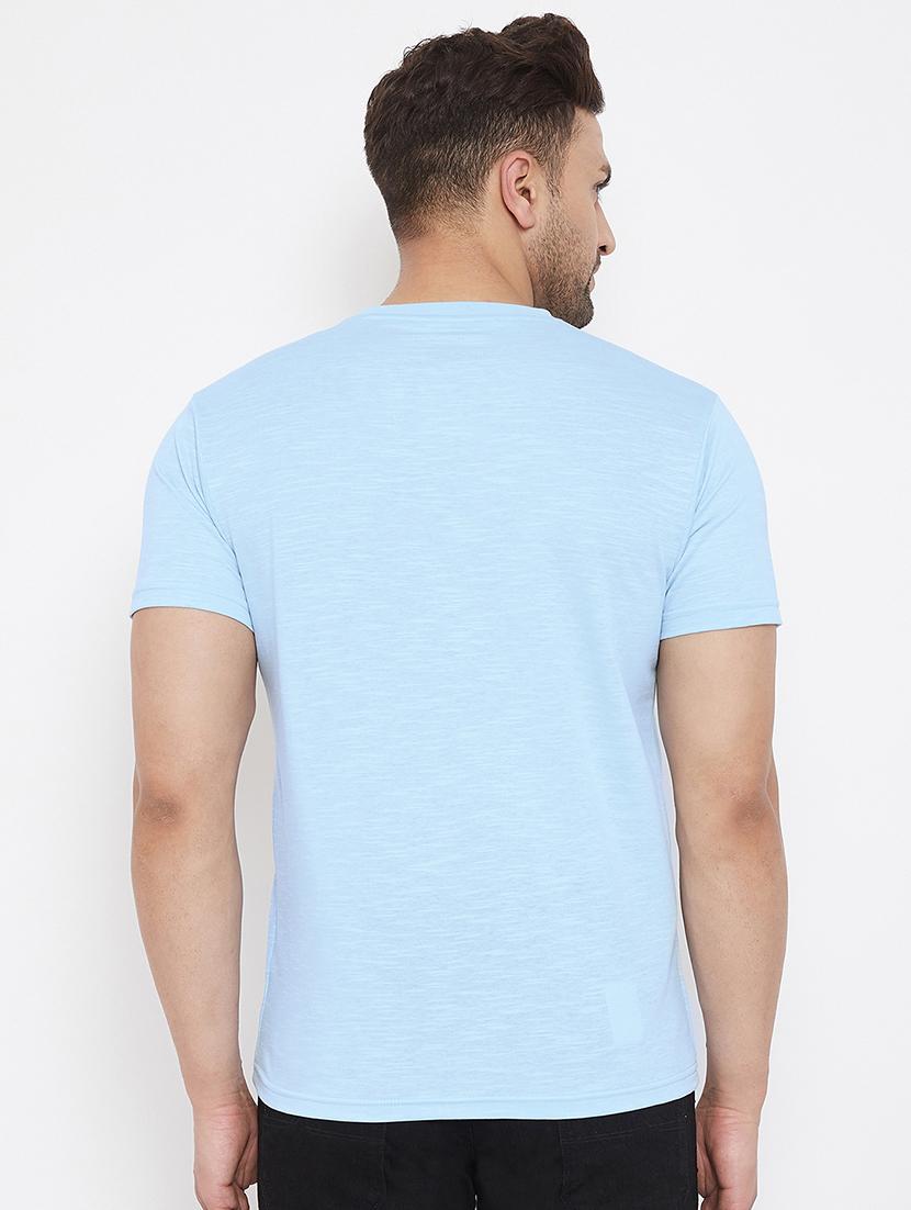 blue printed t-shirt - 17578812 - Zoom Image - 3