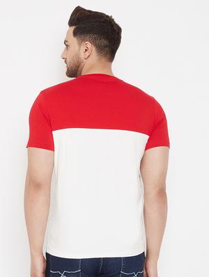 red front print t-shirt - 17578820 - Standard Image - 3