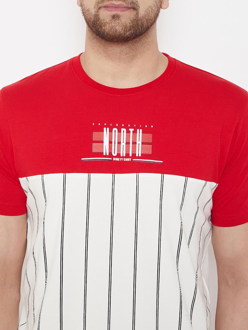 red front print t-shirt - 17578820 - Zoom Image - 5
