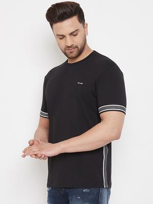 black solid t-shirt - 17578872 - Standard Image - 2
