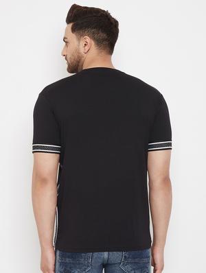 black solid t-shirt - 17578872 - Standard Image - 3