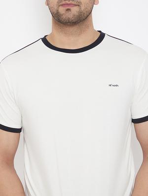 crew neck solid t-shirt - 17578874 - Standard Image - 5