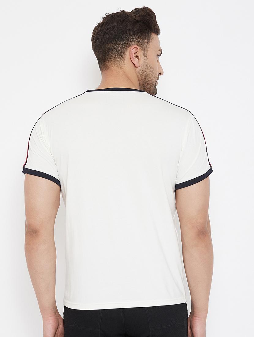 crew neck solid t-shirt - 17578874 - Zoom Image - 3