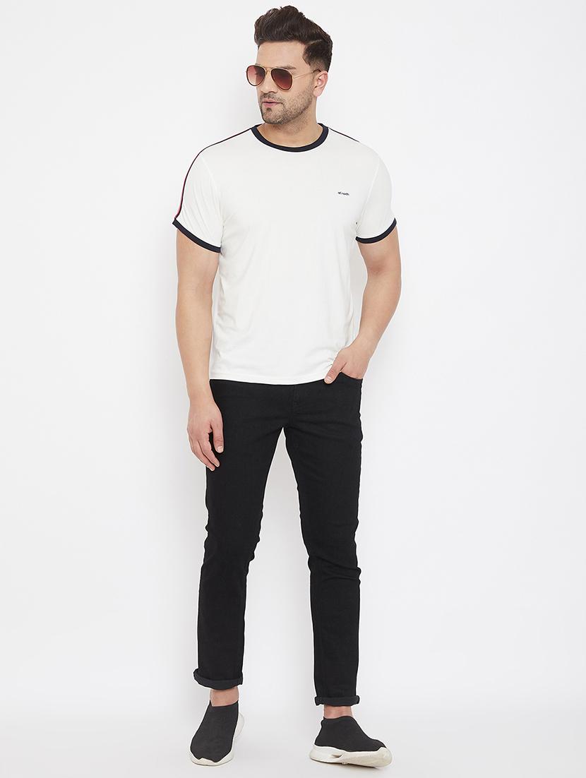 crew neck solid t-shirt - 17578874 - Zoom Image - 4