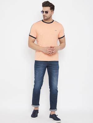 orange solid t-shirt - 17578875 - Standard Image - 4