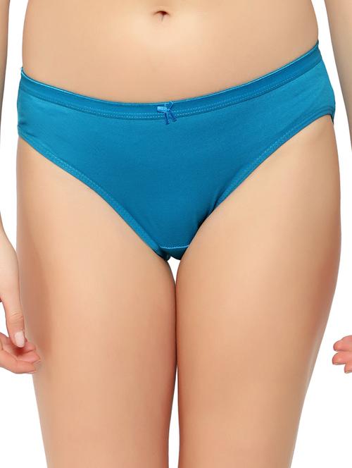 blue solid hipster panty - 17579299 - Standard Image - 1