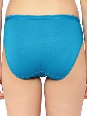 blue solid hipster panty - 17579299 - Standard Image - 2