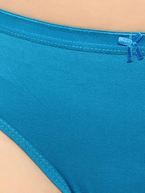 blue solid hipster panty - 17579299 - Standard Image - 3