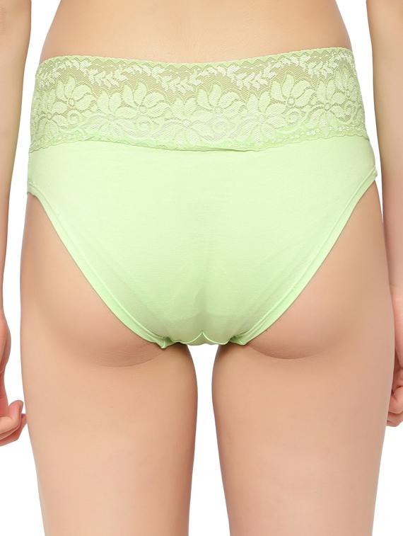 green solid bikini panty - 17579301 - Zoom Image - 2