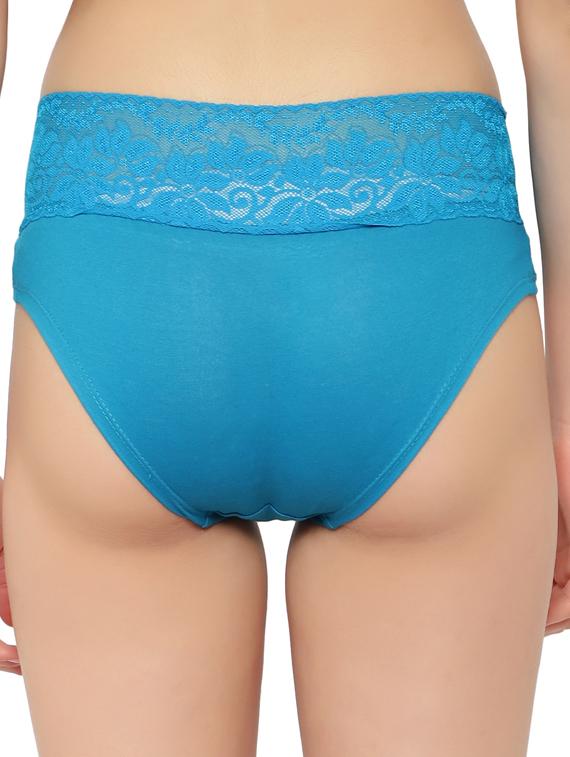 blue solid bikini panty - 17579302 - Zoom Image - 2