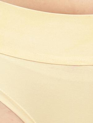 beige solid bikini panty - 17579308 - Standard Image - 3