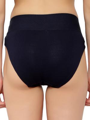 navy solid cotton bikini panty - 17579309 - Standard Image - 2