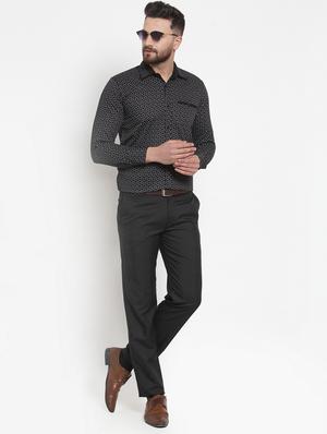 black printed casual shirt - 17579409 - Standard Image - 4