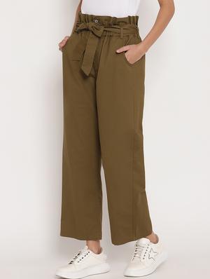 tie up waist pleated trouser - 17579470 - Standard Image - 2