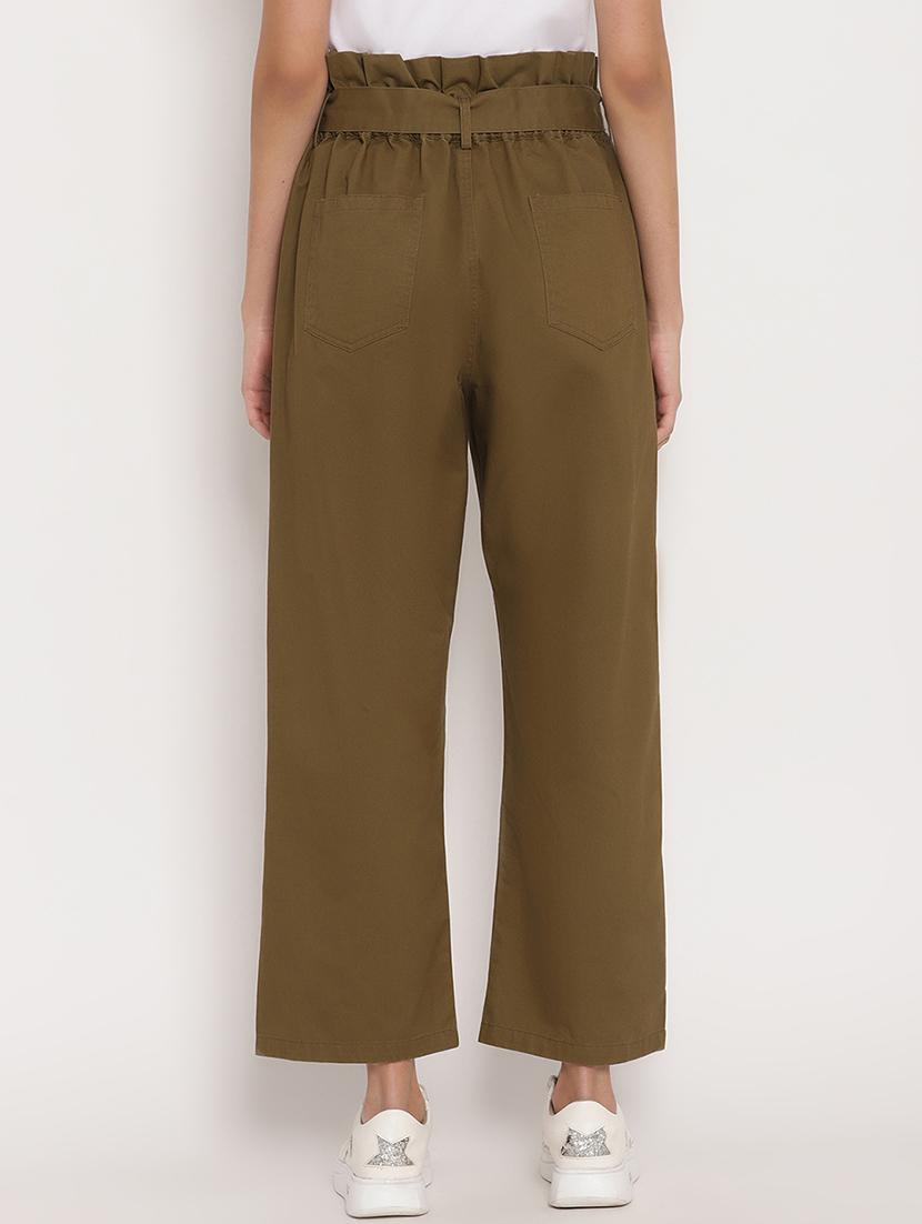 tie up waist pleated trouser - 17579470 - Zoom Image - 4
