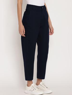 mid rise flat front trouser - 17579471 - Standard Image - 3