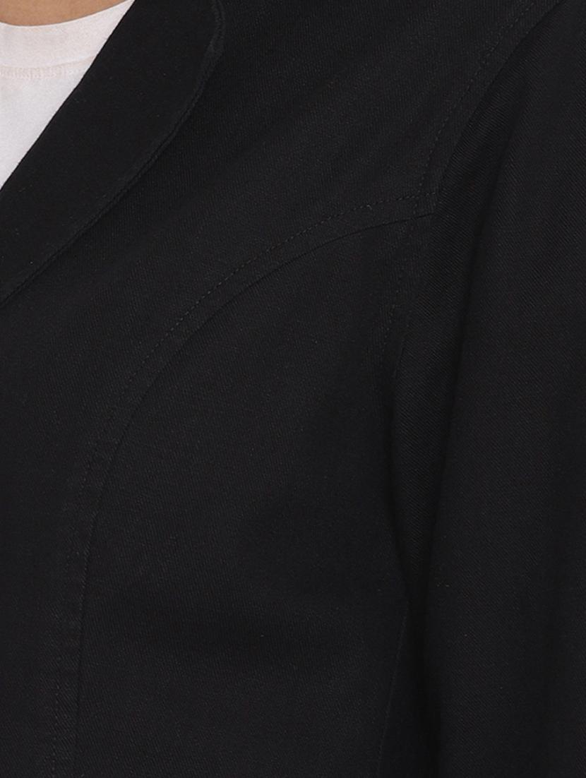 lapel neck solid blazer - 17579496 - Zoom Image - 6