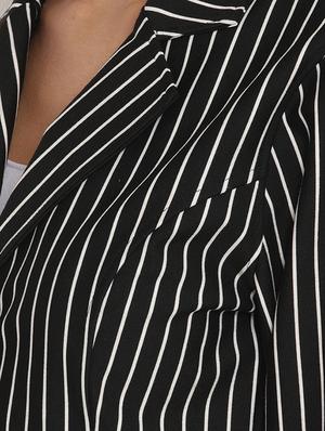 lapel neck striped blazer - 17579499 - Standard Image - 6