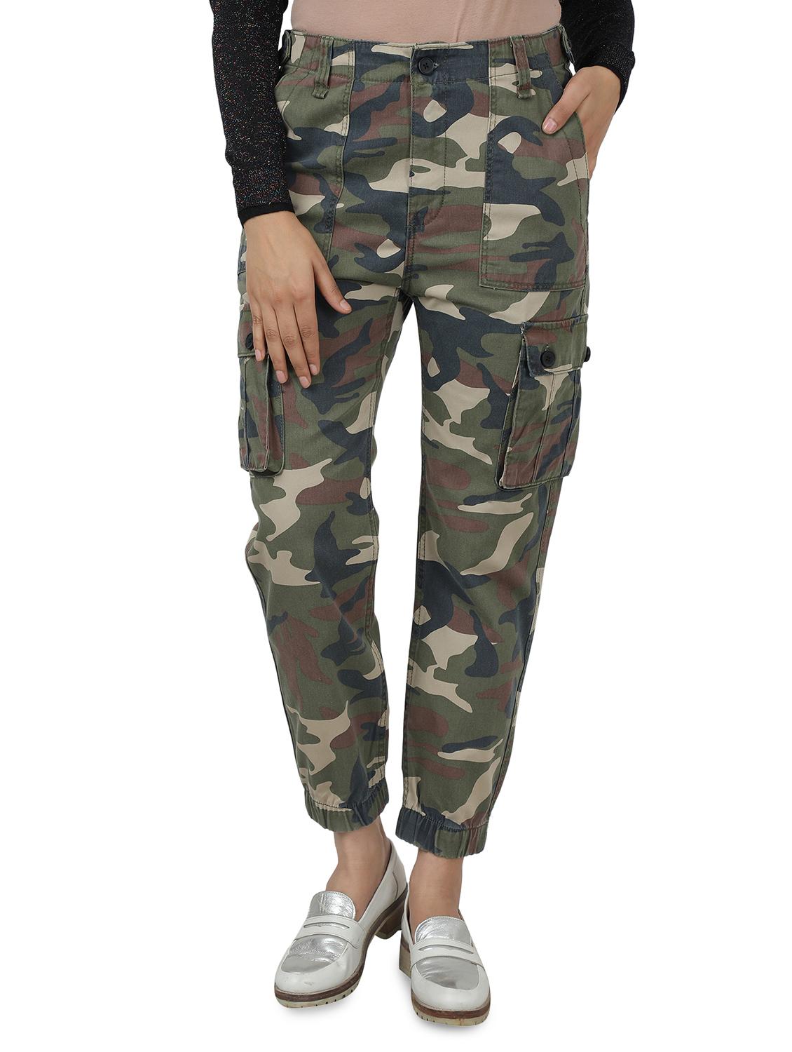 camouflage cargo trousers - 17580116 - Zoom Image - 1