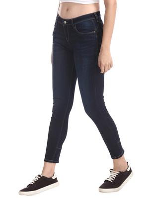 low rise stone washed jeans - 17580161 - Standard Image - 2