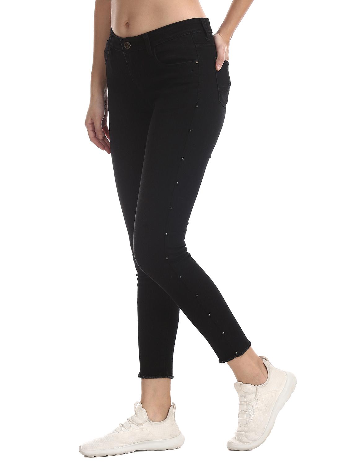 mid rise solid jeans - 17580166 - Zoom Image - 2