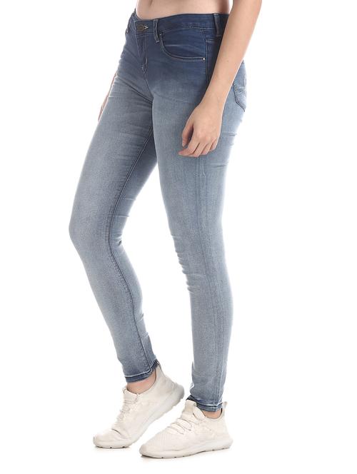 mid rise stone washed jeans - 17580170 - Standard Image - 1