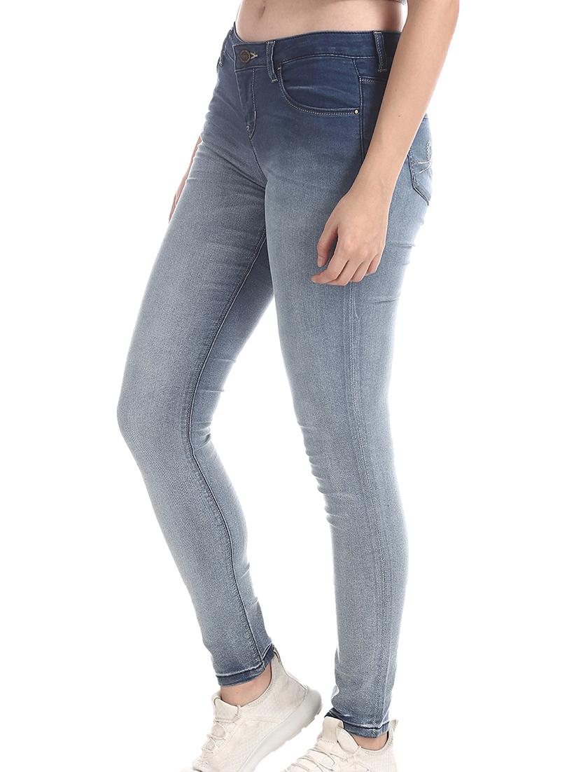 mid rise stone washed jeans - 17580170 - Zoom Image - 2