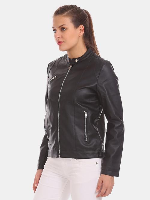 black leather jacket - 17580203 - Very Small Image - 1