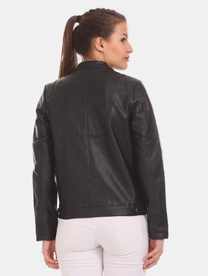 black leather jacket - 17580203 - Standard Image - 3