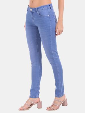 mid rise stone washed jeans - 17580237 - Standard Image - 2