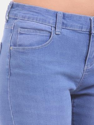 mid rise stone washed jeans - 17580237 - Standard Image - 5