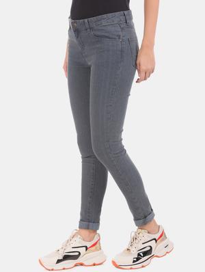 mid rise slim fit jeans - 17580244 - Standard Image - 2
