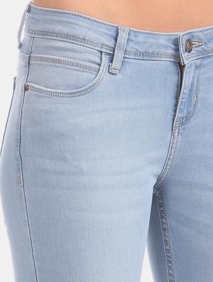 mid rise stone washed jeans - 17580248 - Standard Image - 5