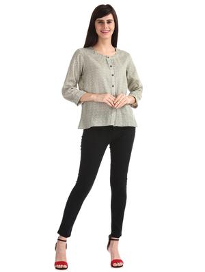 button up regular top - 17580267 - Standard Image - 3