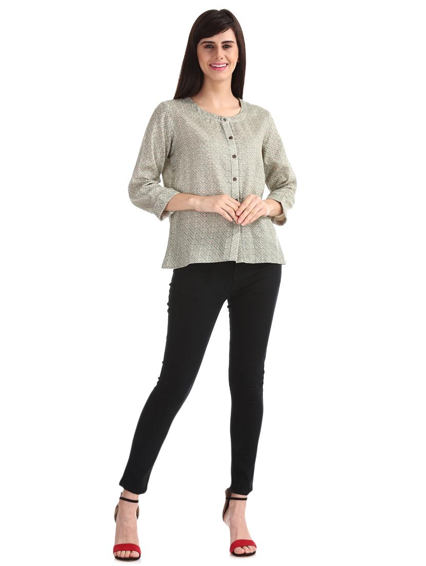 button up regular top - 17580267 - Zoom Image - 3