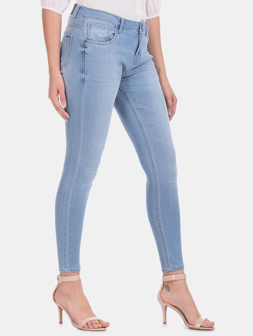 mid rise stone washed jeans - 17580289 - Zoom Image - 2