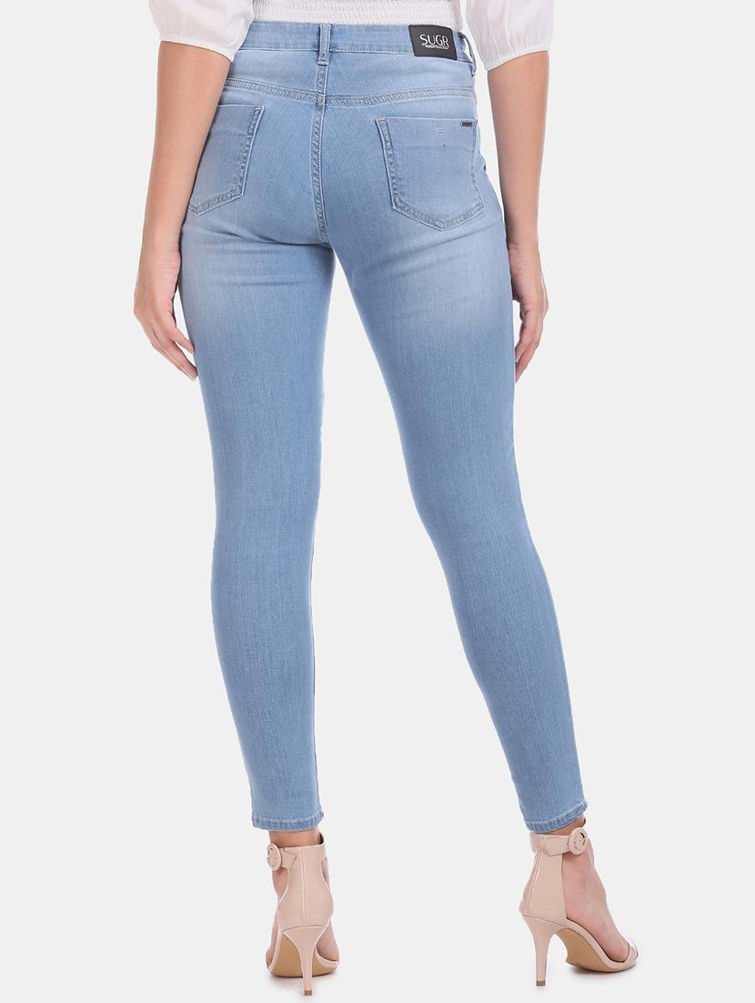 mid rise stone washed jeans - 17580289 - Zoom Image - 3
