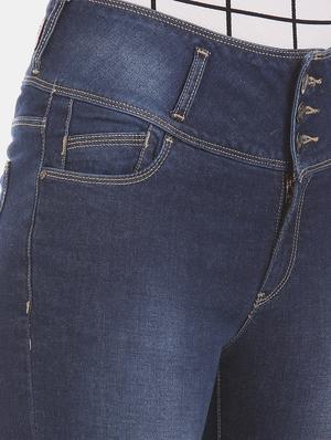 mid rise stone washed jeans - 17580326 - Standard Image - 5