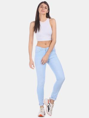 mid rise denim jeans - 17580356 - Standard Image - 4