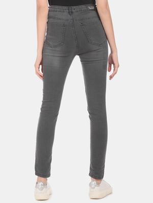 mid rise denim jeans - 17580370 - Standard Image - 3