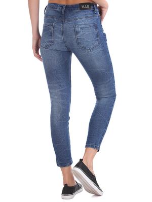mid rise distressed jeans - 17580396 - Standard Image - 3