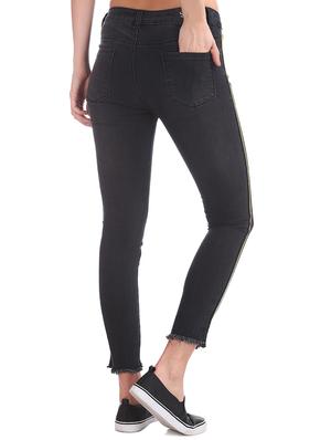 side tape denim jeans - 17580401 - Standard Image - 3