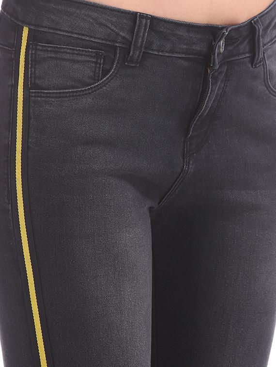 side tape denim jeans - 17580401 - Zoom Image - 5