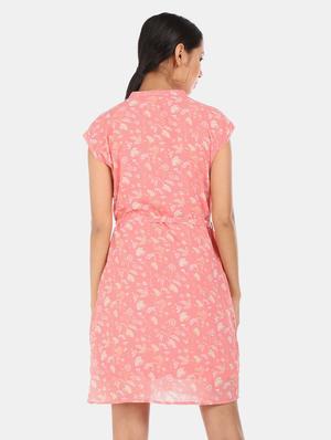 tie front a-line dress - 17580554 - Standard Image - 3