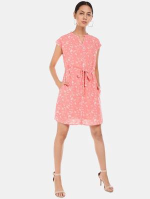 tie front a-line dress - 17580554 - Standard Image - 5