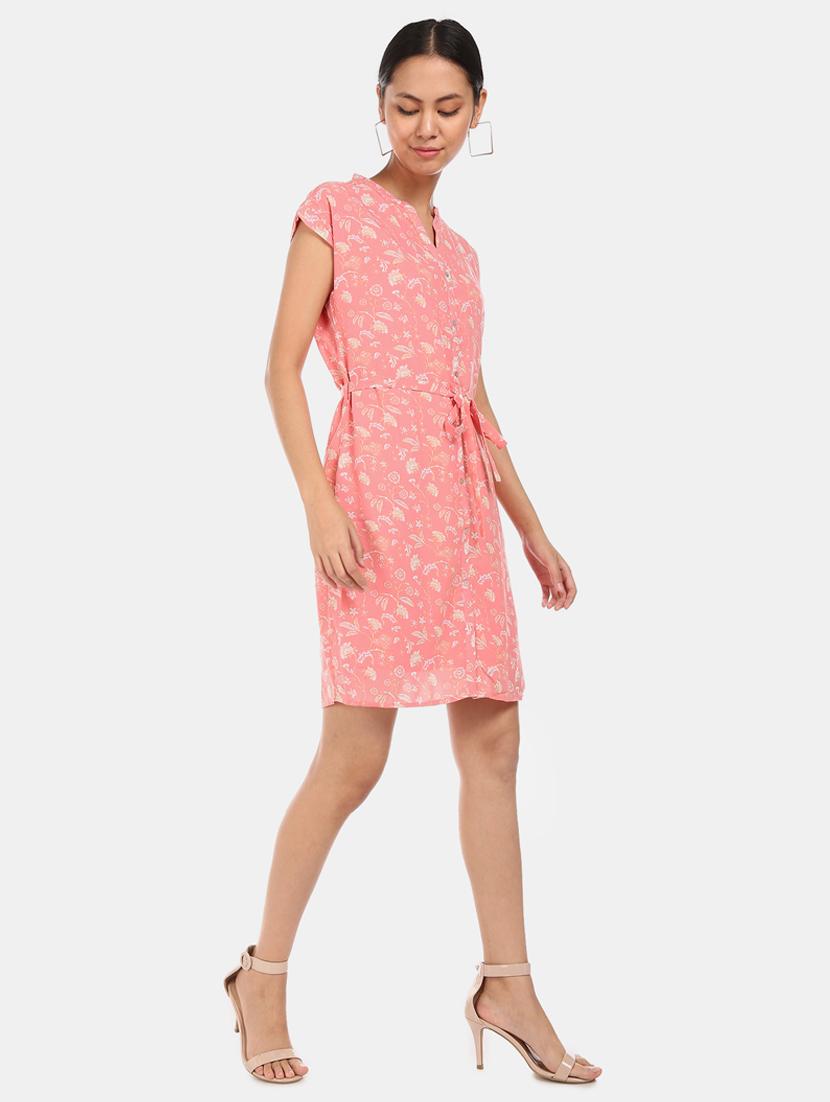 tie front a-line dress - 17580554 - Zoom Image - 4
